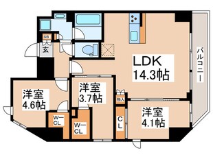 仮)コンフォリア・リヴ西葛西の物件間取画像